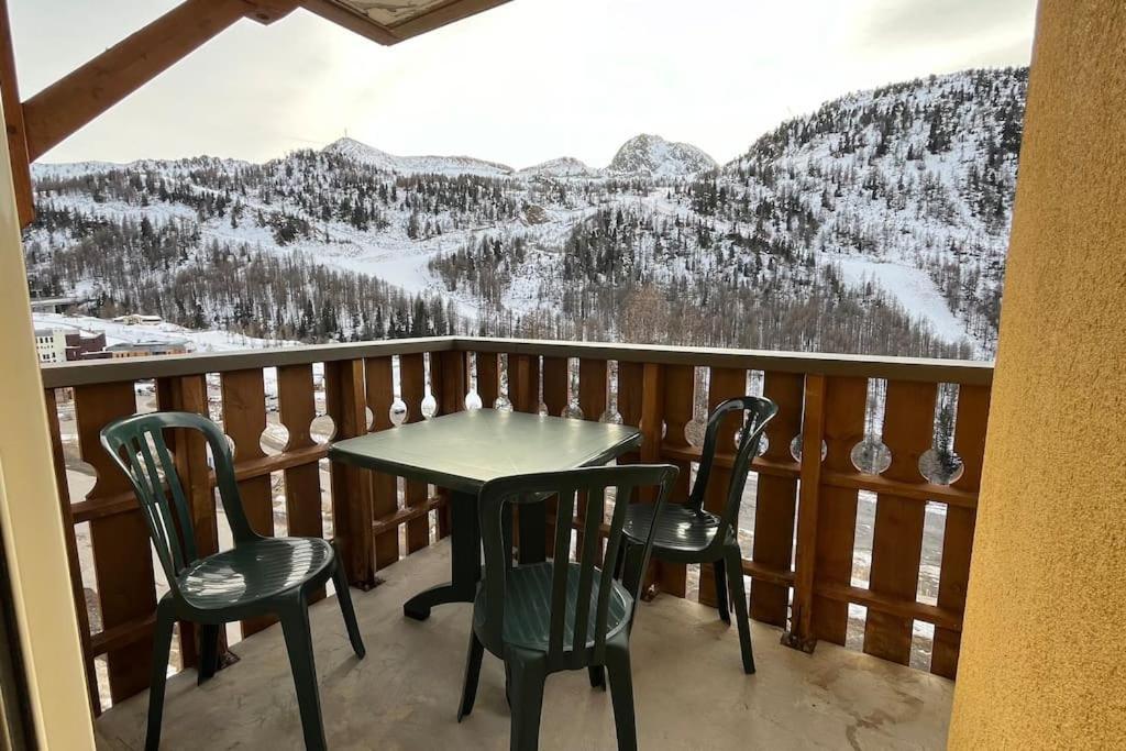 Refuge Des Vues Alpines Isola 2000 Appartement Buitenkant foto